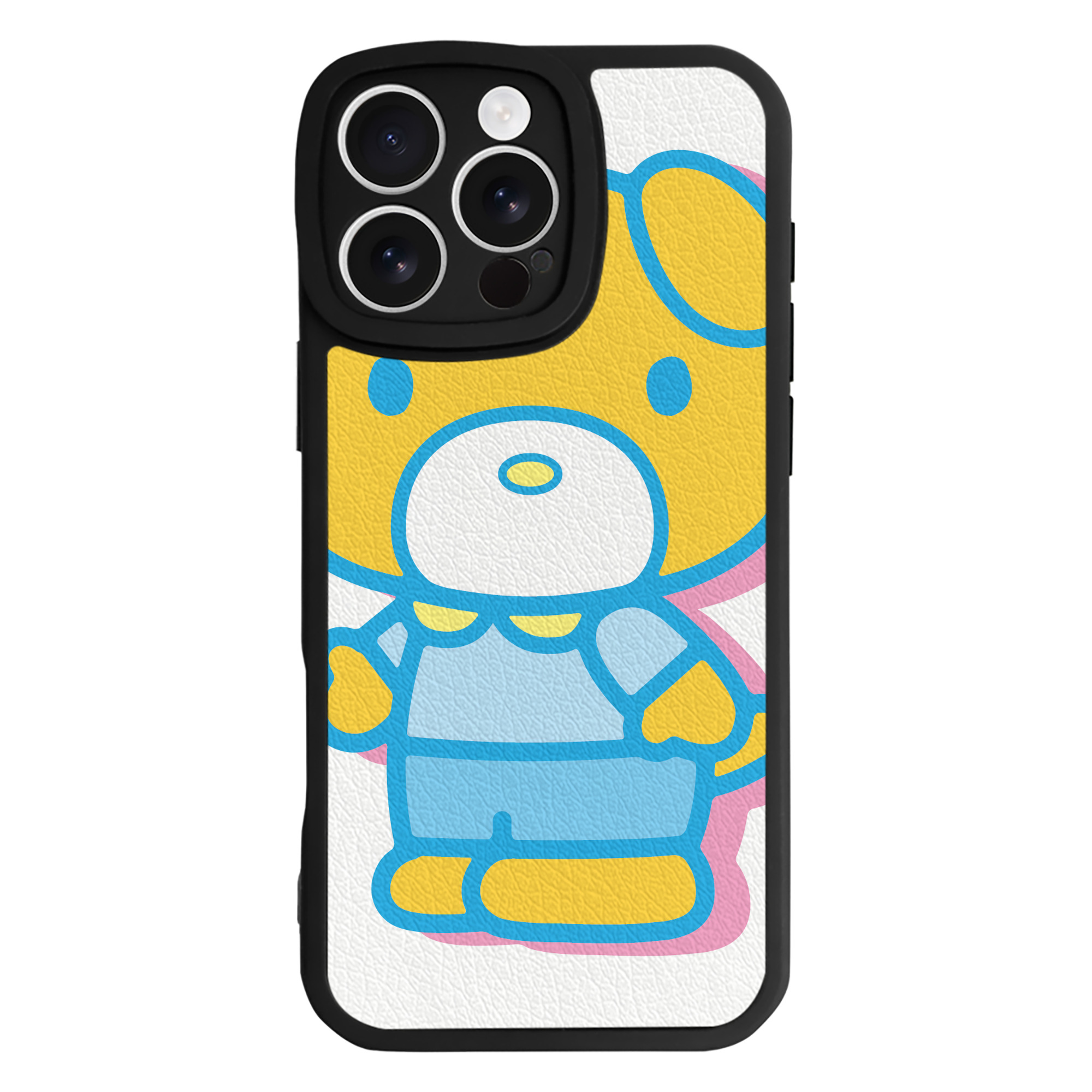 （画像用） Hello Kitty ハローキティ 【iPhone 16シリーズ対応】シリコンスマホケース（レザー調） 材質：シリコン